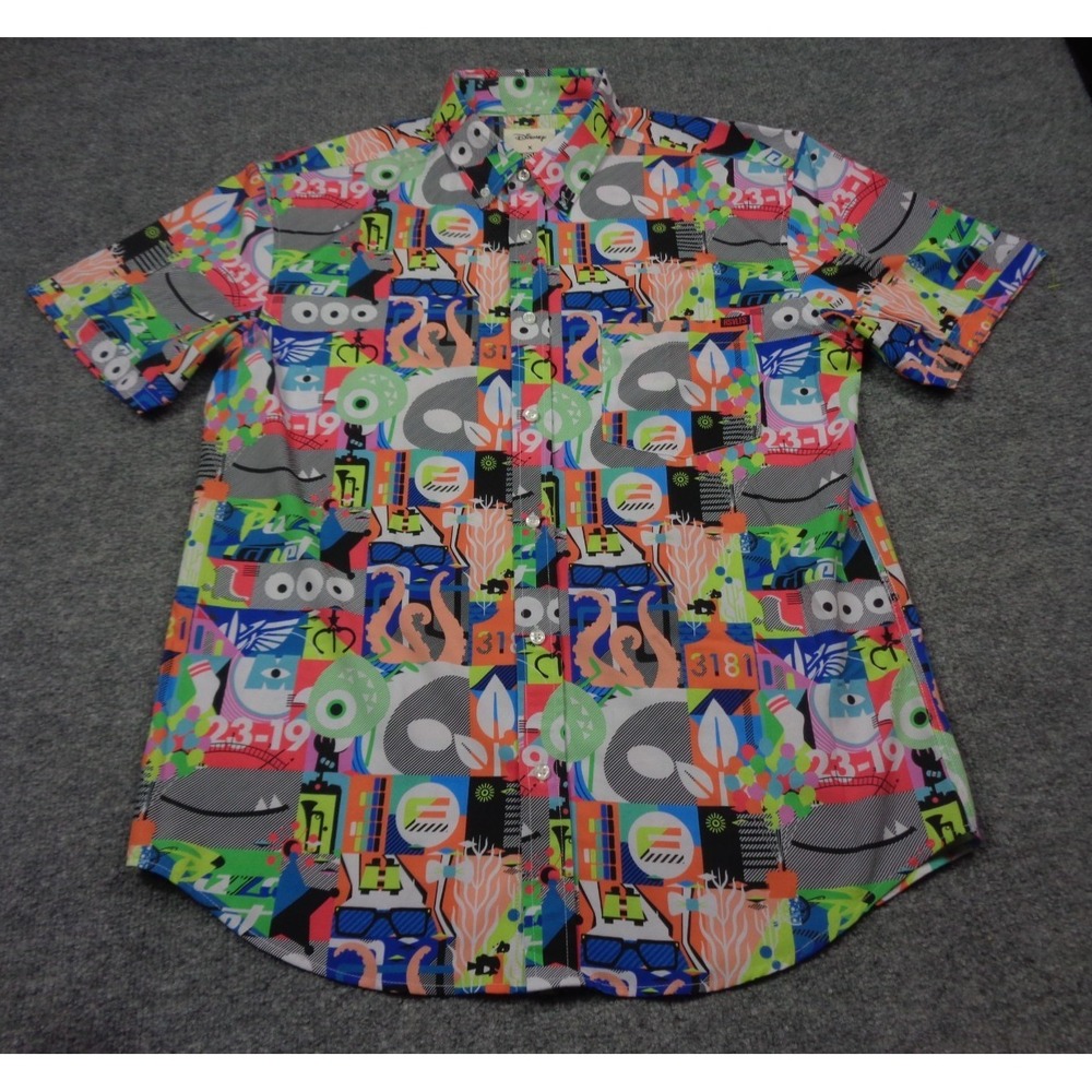 Rsvlts Disney Shirt L Pixar Far Out Mashup  Kunuflex Monsters Inc Toy Story